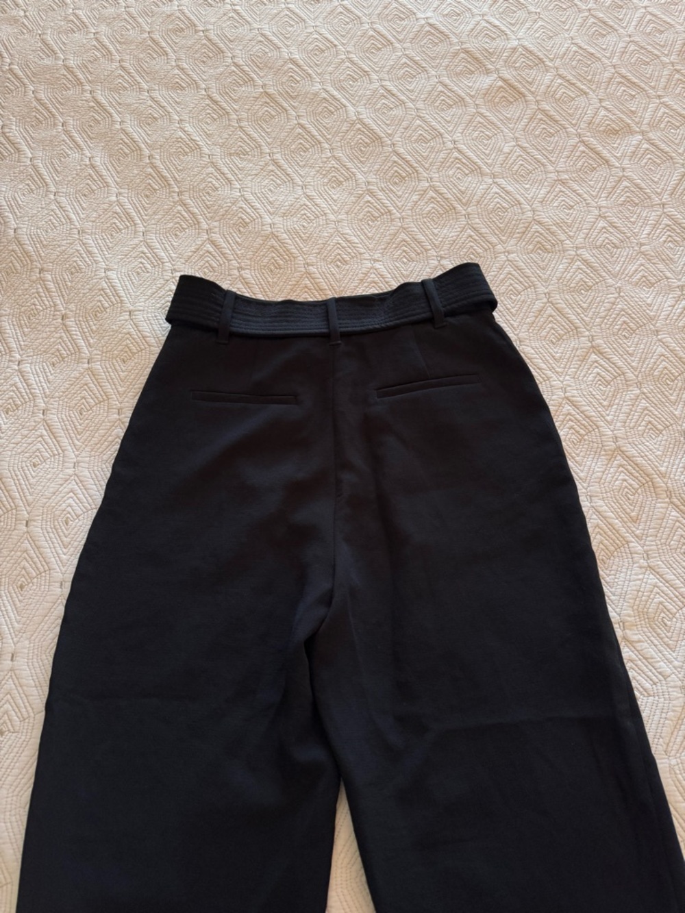 ARITZIA WILFRED Tie Waist Pants Womens Size 4 Black High Waist
Belted Crepe - Picture 9 of 16